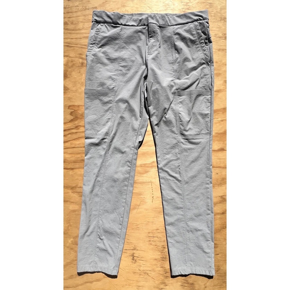 Athletica womens Tapered Technical Pants Gray size 16